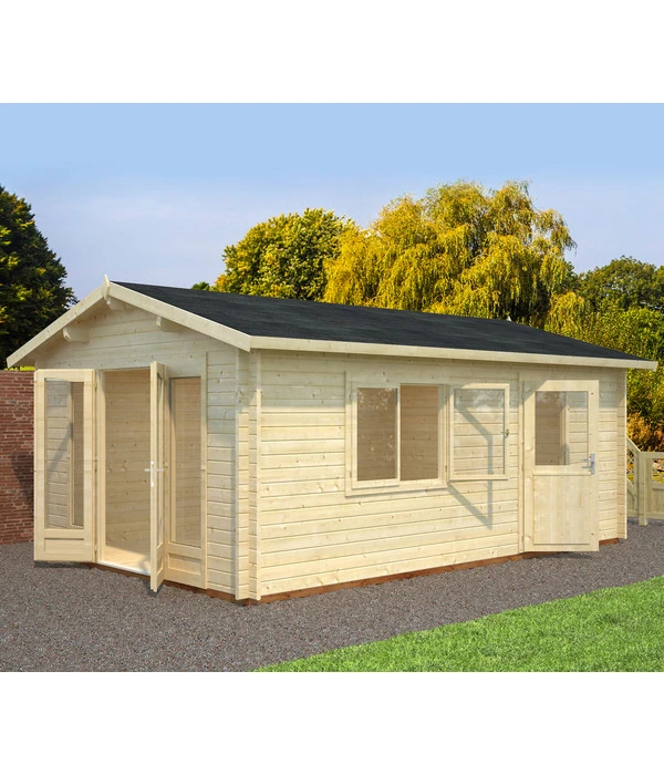 Palmako Gartenhaus Irene, Ca. B426/H276/T598 Cm 4 Palmako Gartenhaus Irene, Ca. B426/H276/T598 Cm – Bild 2