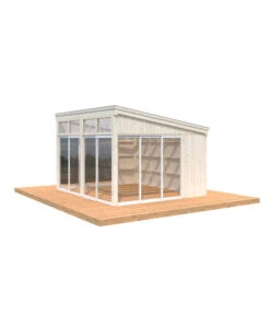 Palmako Pavillon Nova, Inkl. Front- Und Seitenverglasung, Ca. B432/H282/T376 Cm