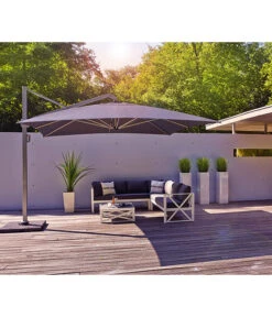 Siena Garden Ampelschirm Stratos, Rechteckig, Ca. B400/T300 Cm -Gartenbedarfsgeschäft 6988026 WE MO 001 SienaGardenAmpelschirmStratos300x400cmSchwarz