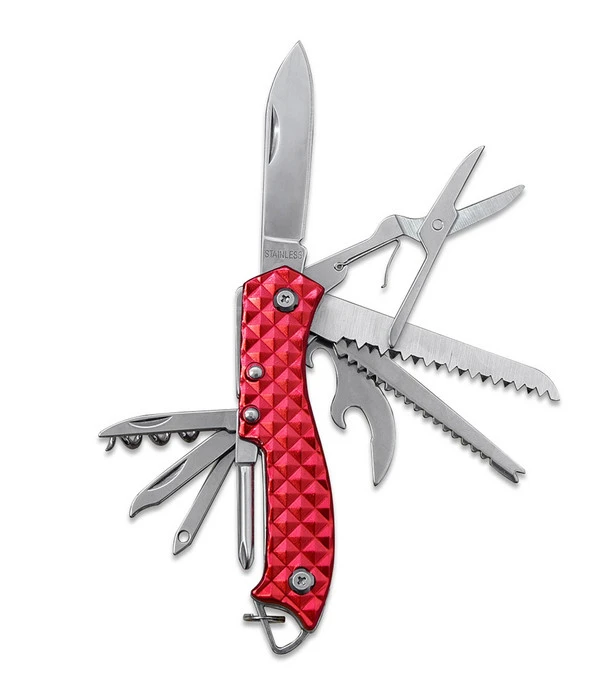 Munkees® Edelstahl-Taschenmesser Metall, Ca. B9,5/H1,9/T2,6 Cm 4 Munkees® Edelstahl-Taschenmesser Metall, Ca. B9,5/H1,9/T2,6 Cm – Bild 2