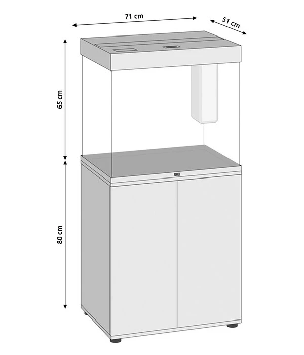 JUWEL® AQUARIUM Kombination Lido 200 LED Inkl. Starter-Set, Ca. B71/H145/T51 Cm 5 JUWEL® AQUARIUM Kombination Lido 200 LED Inkl. Starter-Set, Ca. B71/H145/T51 Cm – Bild 3